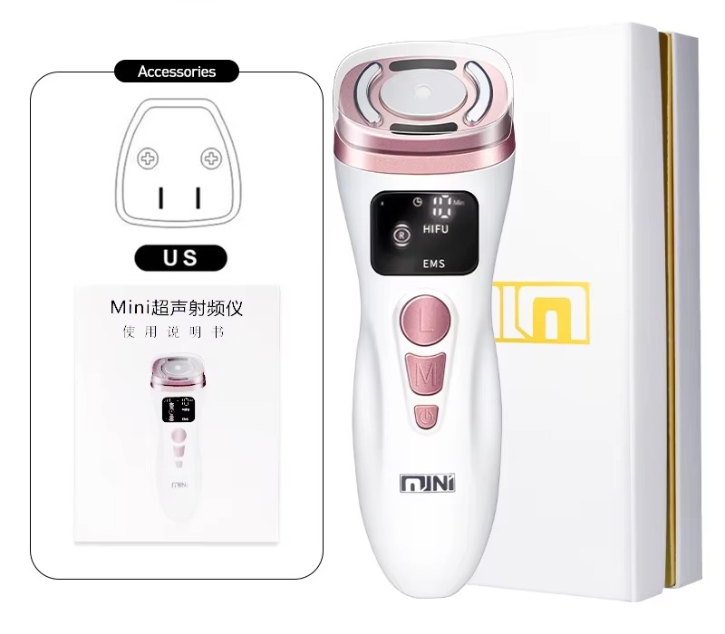 SonicGlow Mini – Massageador Facial de Microcorrente e Ultrassom
