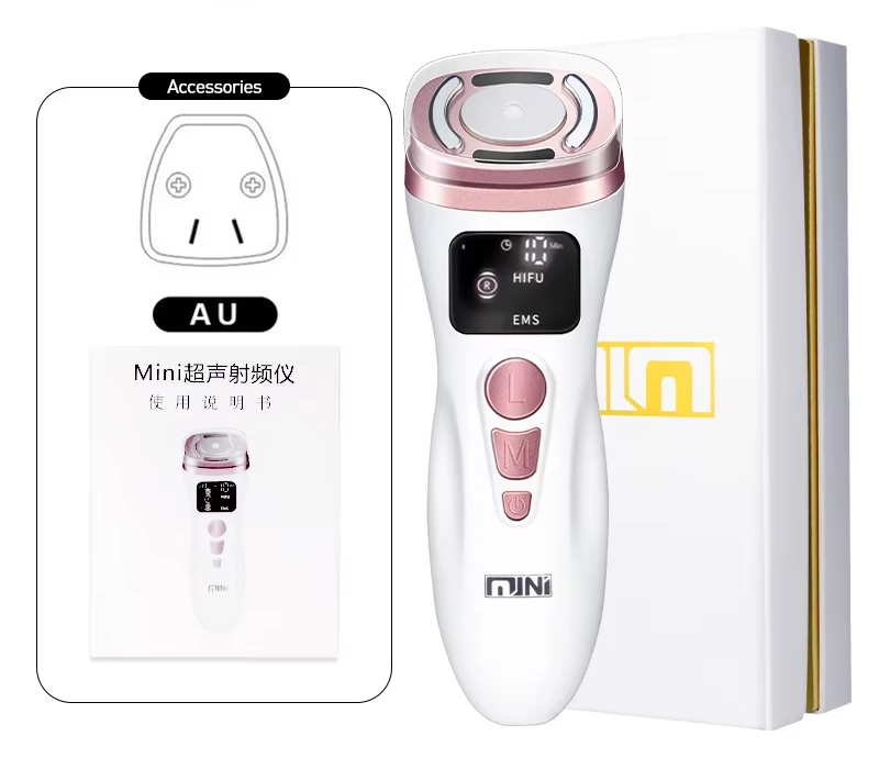 SonicGlow Mini – Massageador Facial de Microcorrente e Ultrassom