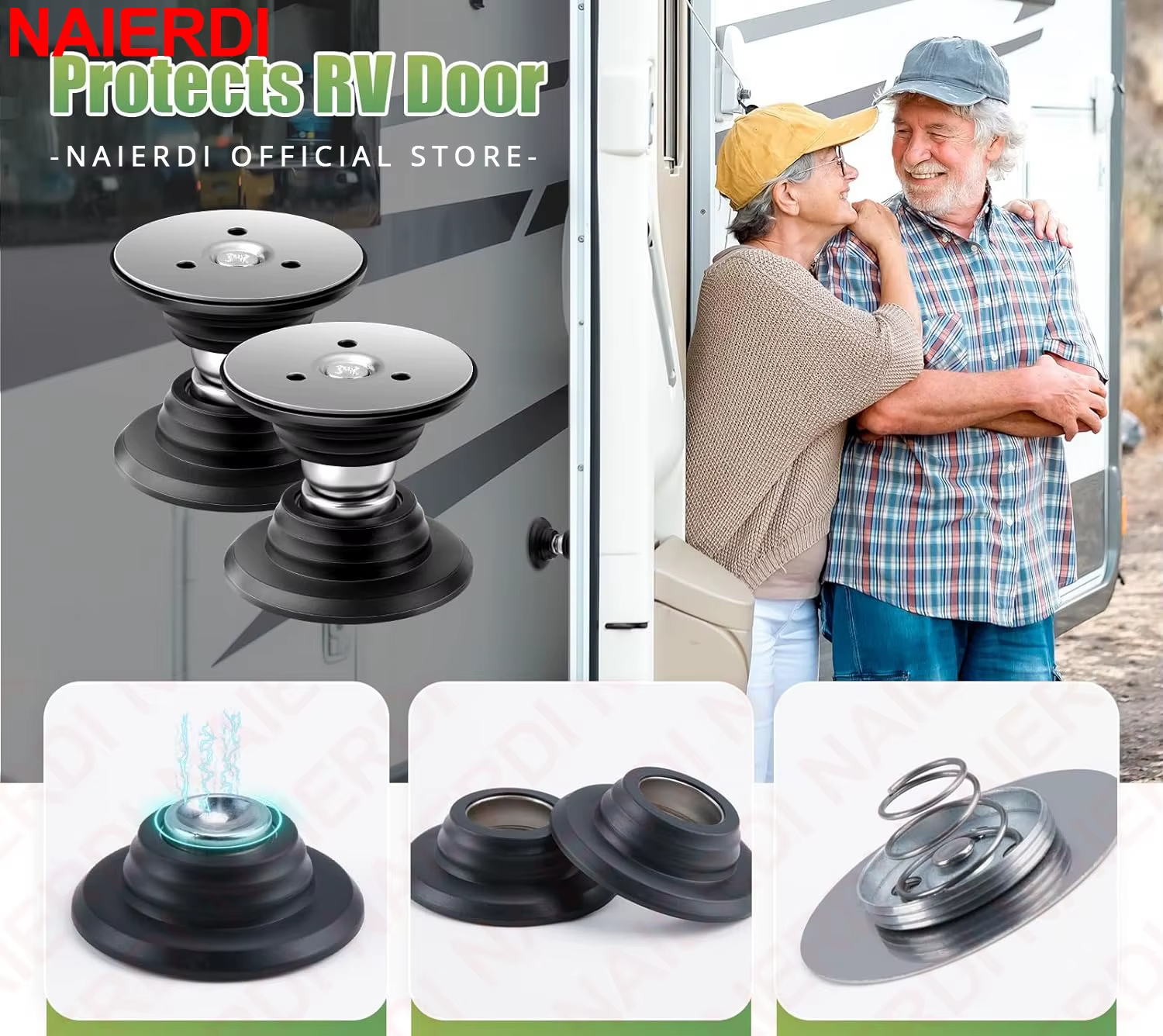 PortaHold Camping – Trava Magnética para Portas de Veículos