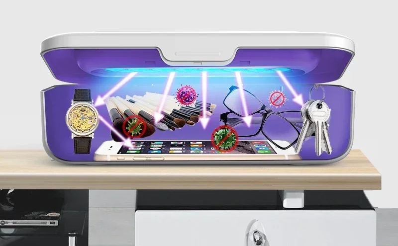 UV SafeBox – Esterilizador UV Portátil para Objetos Pessoais