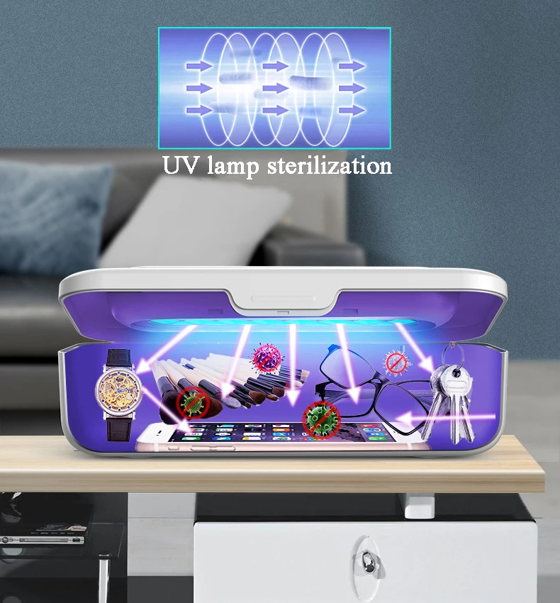 UV SafeBox – Esterilizador UV Portátil para Objetos Pessoais