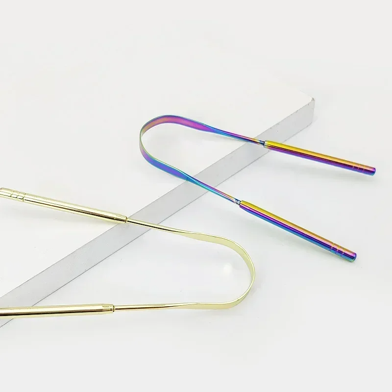 Stainless U-Lingua – Raspador de aço inoxidável em forma de U para limpeza profunda