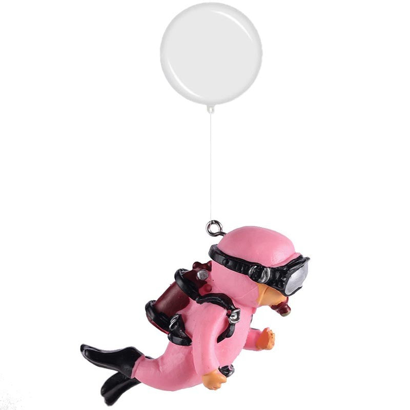 Mini Mergulhador Aventura – Ornamento Flutuante para Aquário