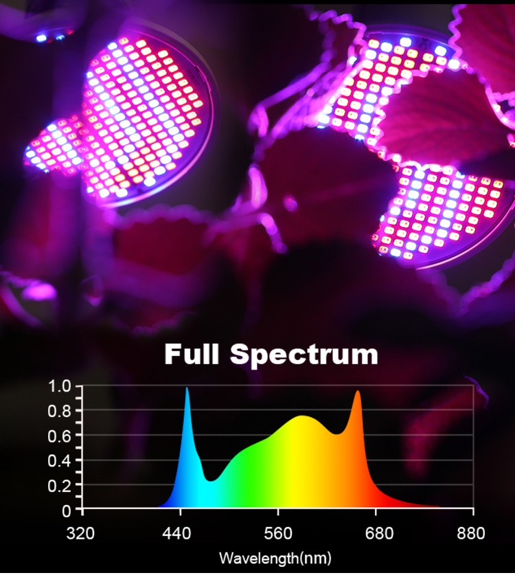 GrowBright – Lâmpada LED Plantas Espectro Completo