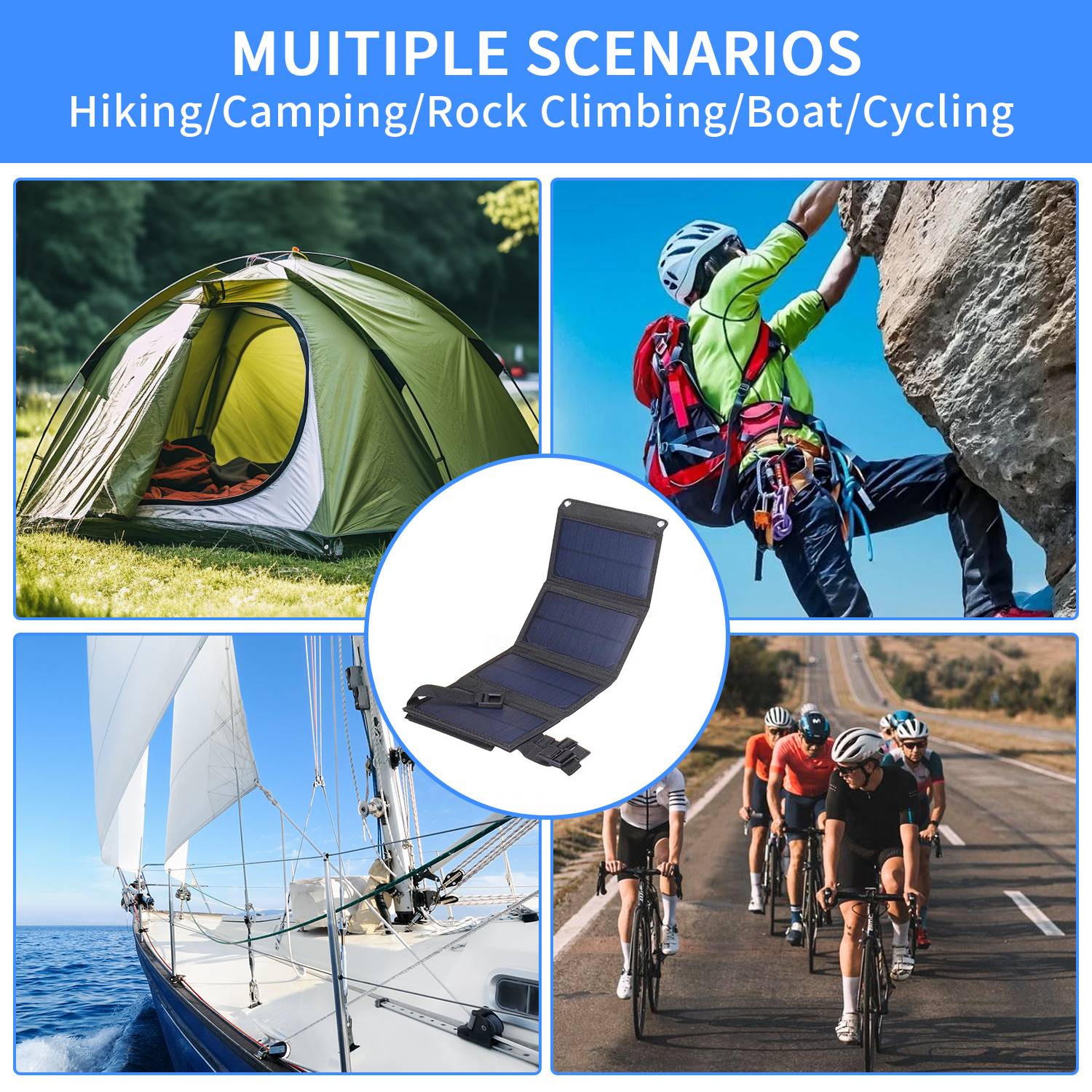 SolarFold USB – Painel Solar Dobrável 5V