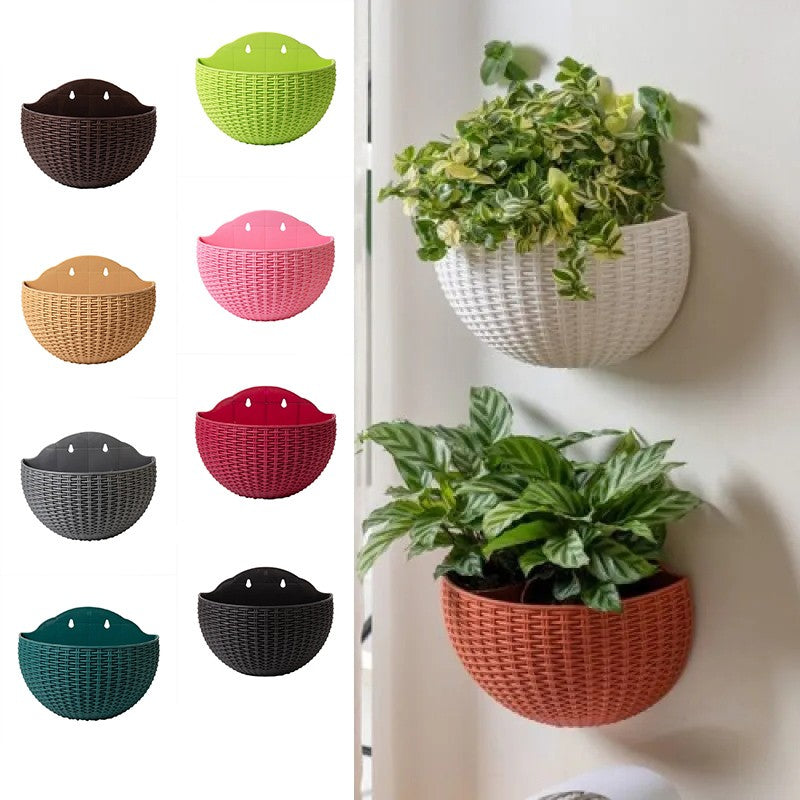 FlorParede – Vaso Colorido Pendurável para Jardim e Varanda