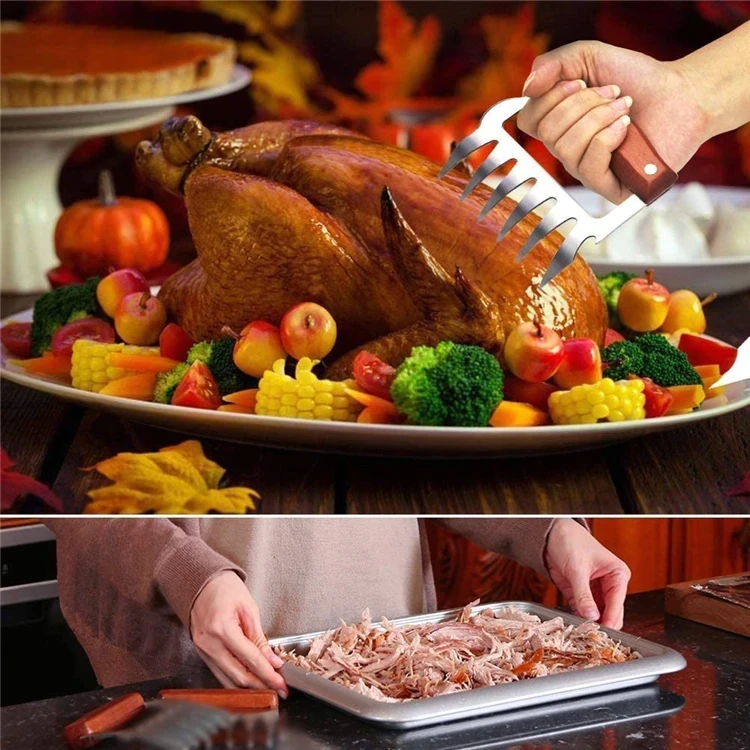 BearGrip BBQ – Garras de Urso Inox com Abridor de Garrafas