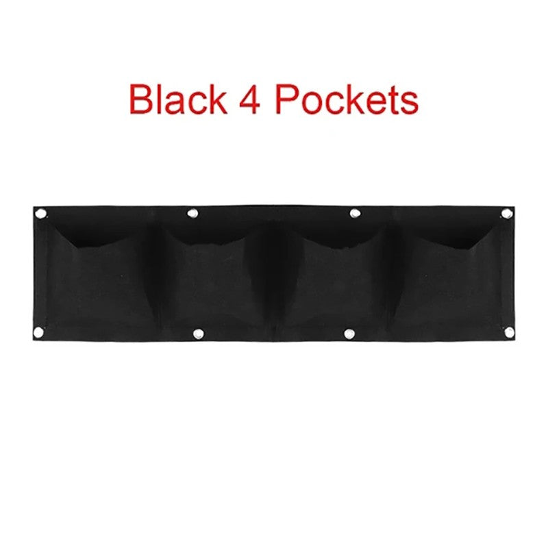 Parede Viva Vertical – Saco Plantador com Múltiplos Bolsos para Jardim