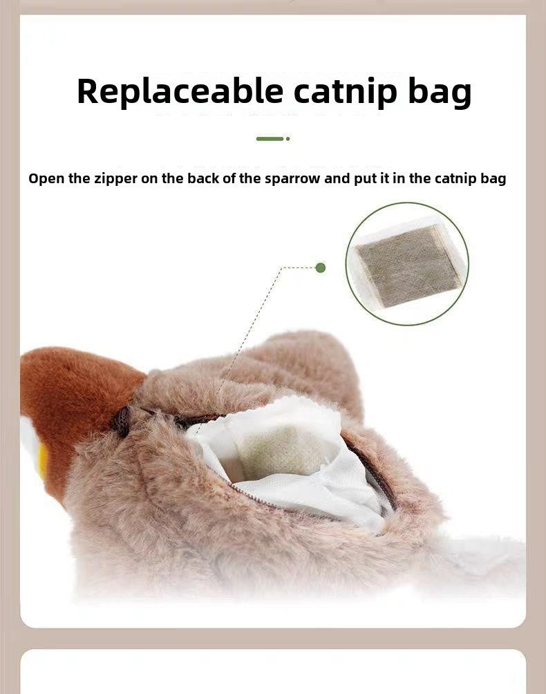 CatChirp – Pássaro com Catnip Recarregável