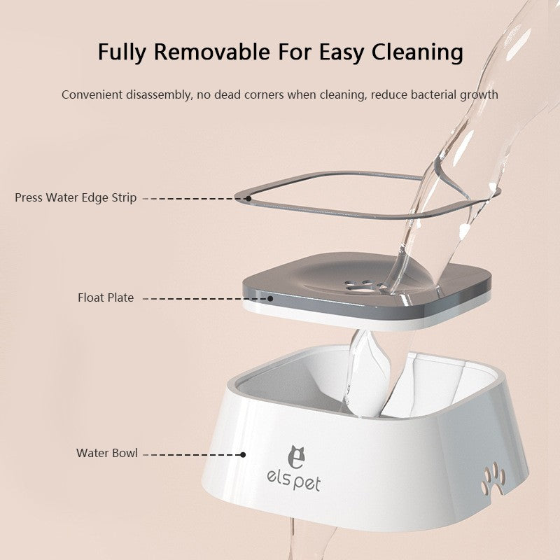 Els Pet AquaPress – Tigela Flutuante Anti-Respingo para Pets