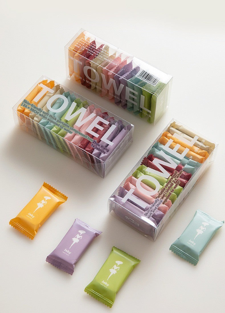 ToalhaPop – Toalha Comprimida Portátil de Uso Único