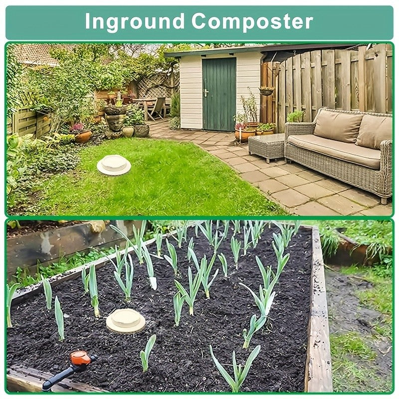 CompostaTubo Garden – Compostagem com Minhocas no Solo para Jardins e Gramados