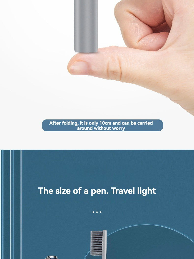 BrushGo Compact – Escova de Dente Dobrável para Viagens