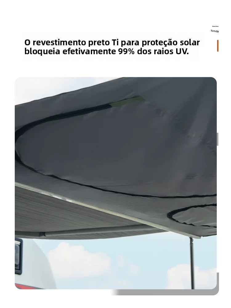AwningVault Side – Tenda de Privacidade e Abrigo para Toldo de RV