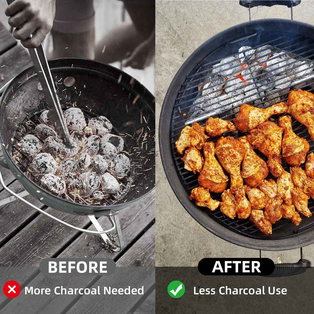 ChurrasTrava – Suporte de Cesta pra Grelha a Carvão