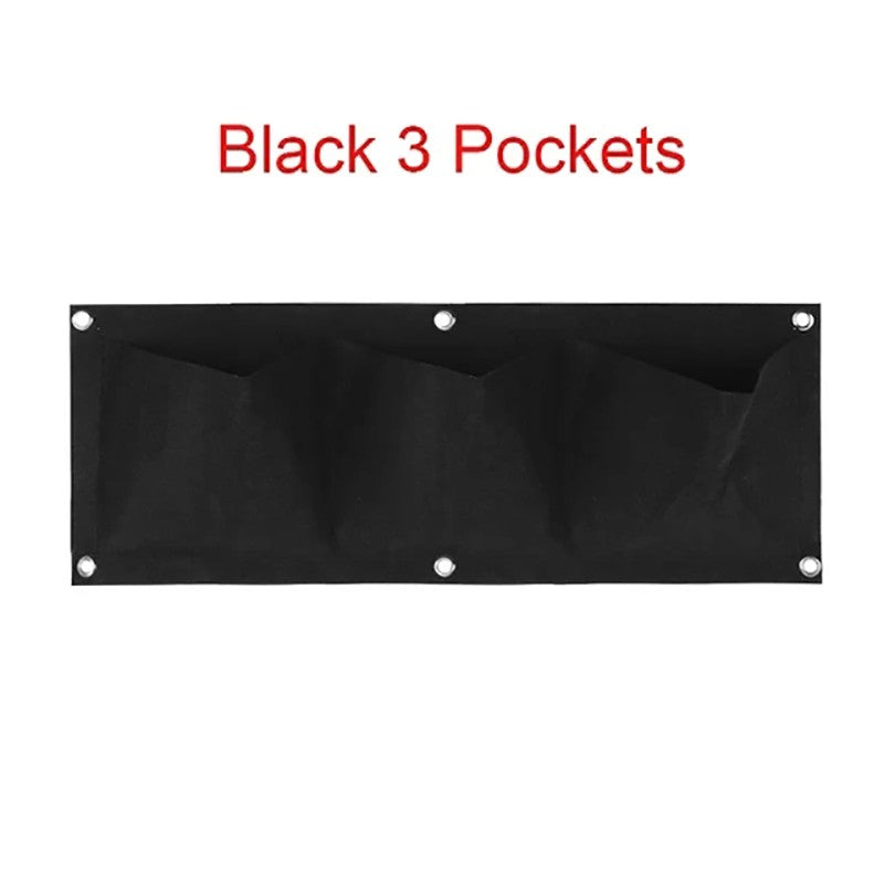 Parede Viva Vertical – Saco Plantador com Múltiplos Bolsos para Jardim