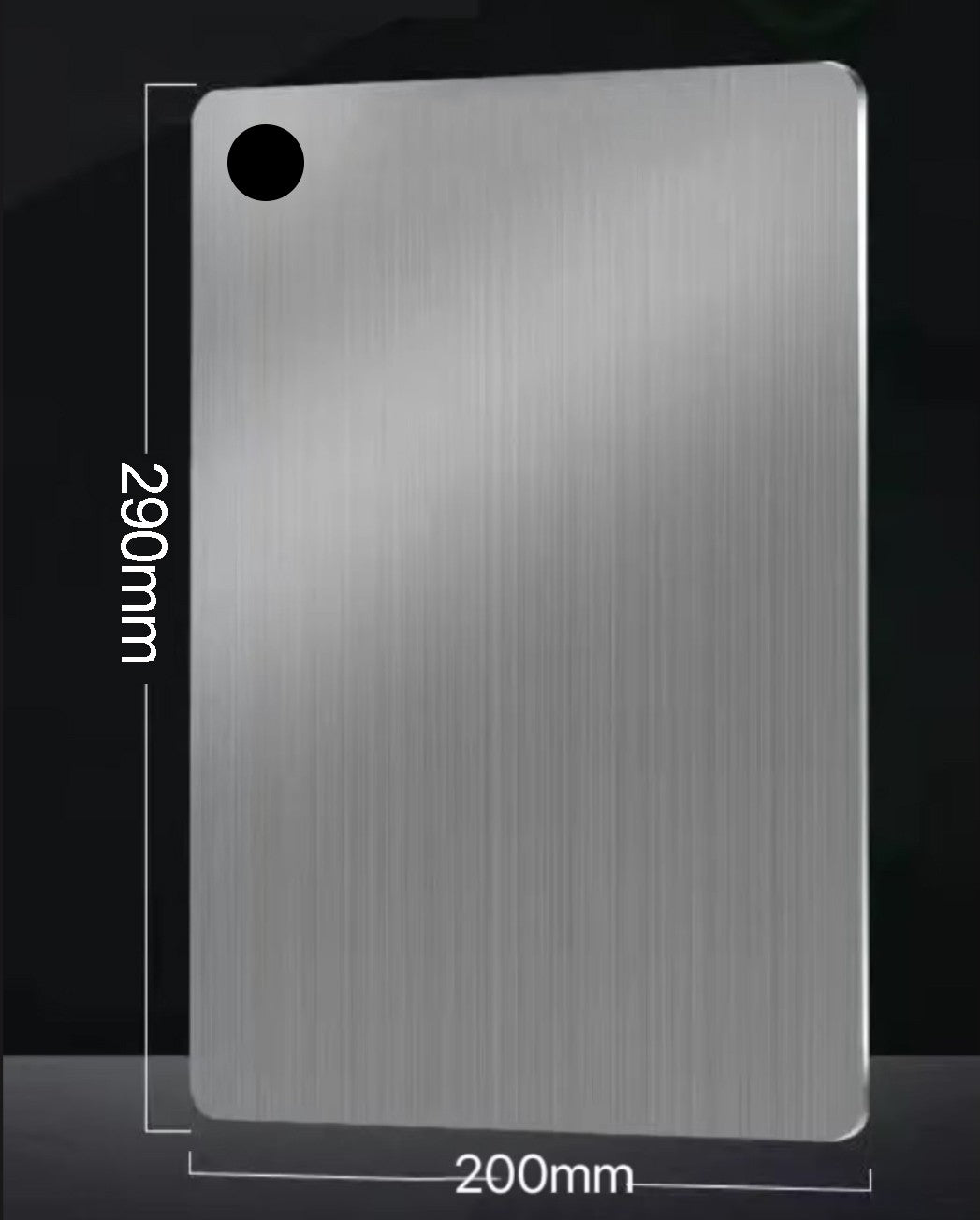 SteelChef Board – Tábua de Corte Inox 304 Antibacteriana para Cozinha Completa