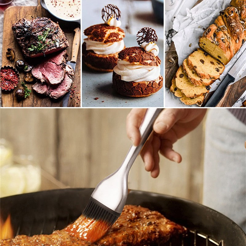 BrushGrill – Pincel de Silicone Premium para Churrasco e Cozinha