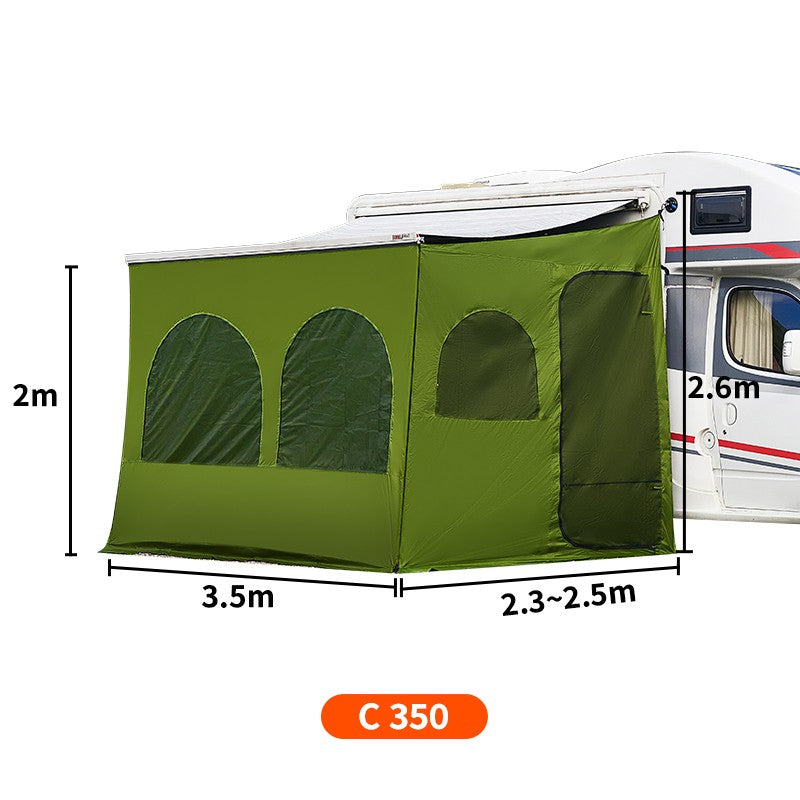 AwningVault Side – Tenda de Privacidade e Abrigo para Toldo de RV