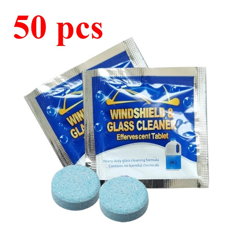 ClearView Tabs – Pastilhas Efervescentes para Para-brisa Cristalino
