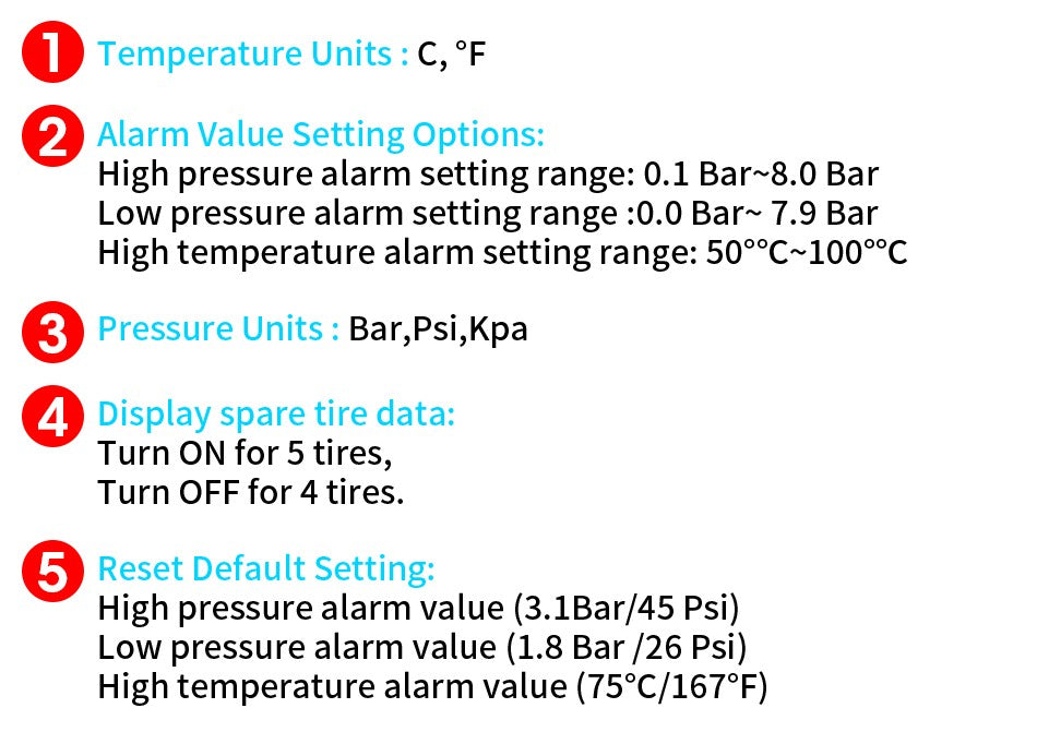 PressãoSegura TPMS – Monitor de Pressão com Alarmes Interno e Externo