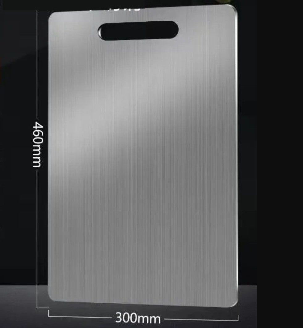 SteelChef Board – Tábua de Corte Inox 304 Antibacteriana para Cozinha Completa