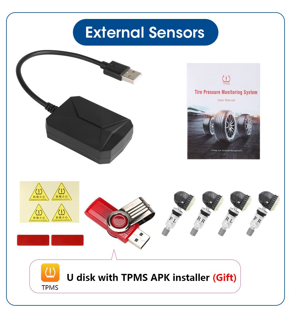 PressãoSegura TPMS – Monitor de Pressão com Alarmes Interno e Externo