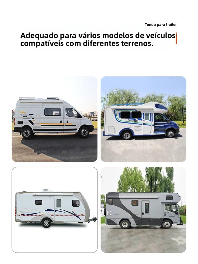 AwningVault Side – Tenda de Privacidade e Abrigo para Toldo de RV
