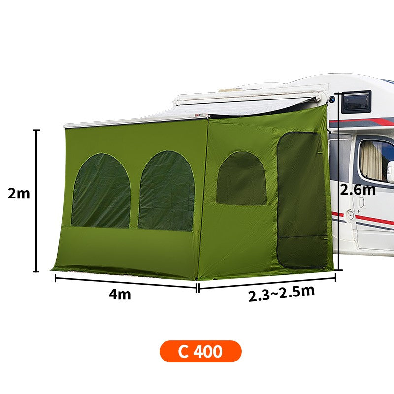AwningVault Side – Tenda de Privacidade e Abrigo para Toldo de RV