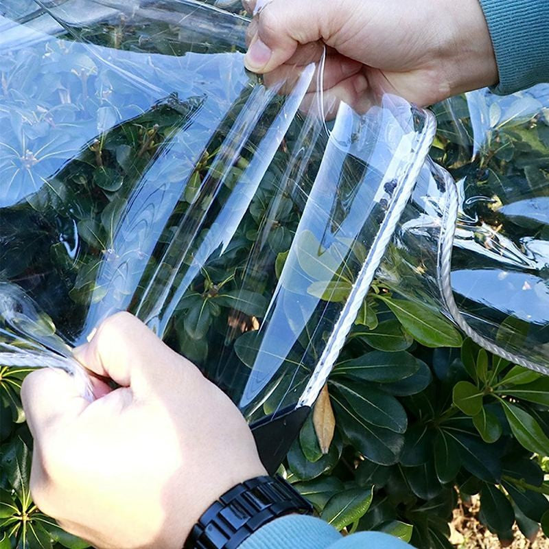 Capa Térmica para Plantas – Proteção Transparente contra Frio e Vento