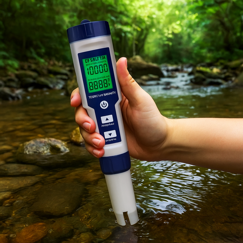 AquaTest Travel – Medidor Portátil de Qualidade da Água para Viagens