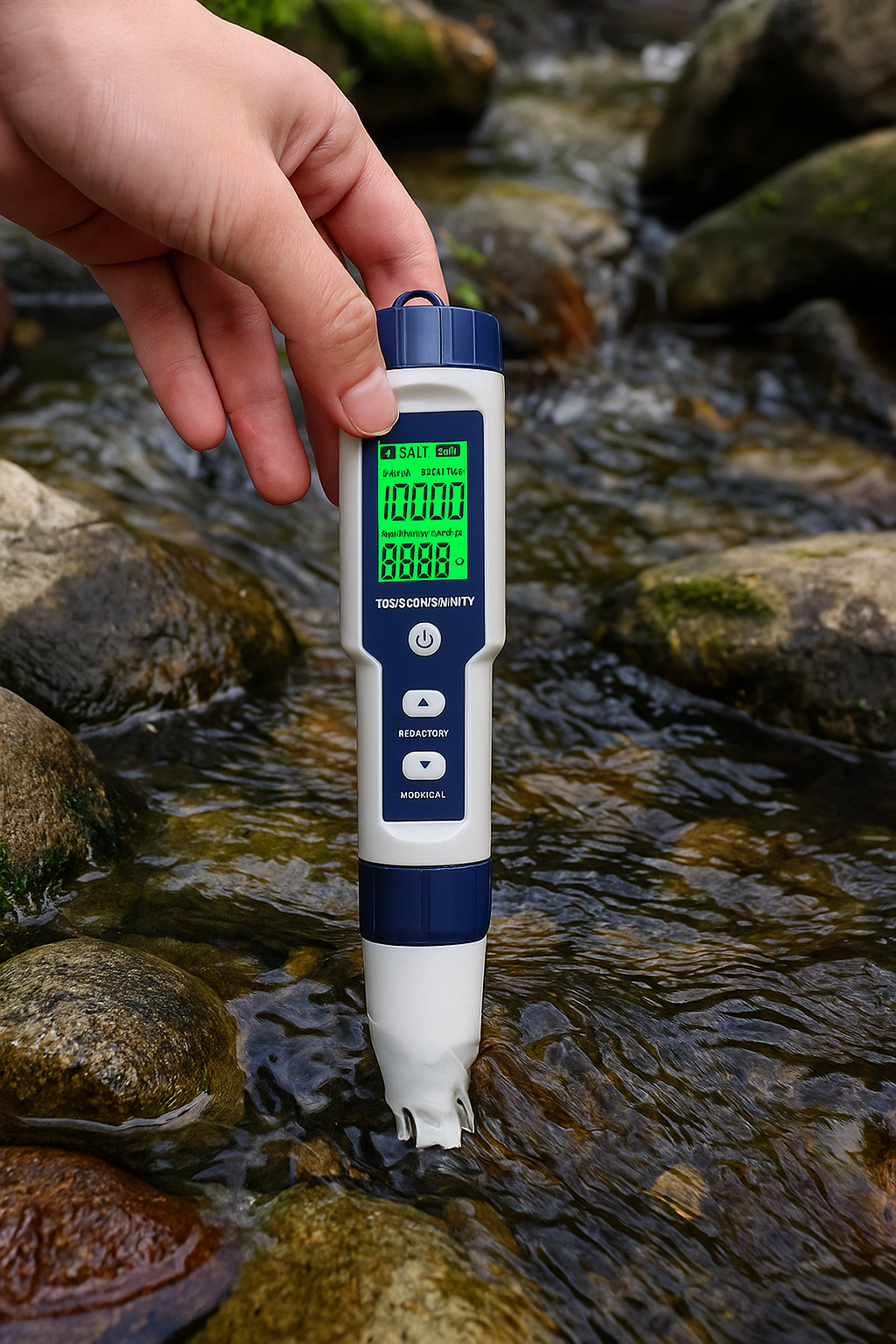 AquaTest Travel – Medidor Portátil de Qualidade da Água para Viagens