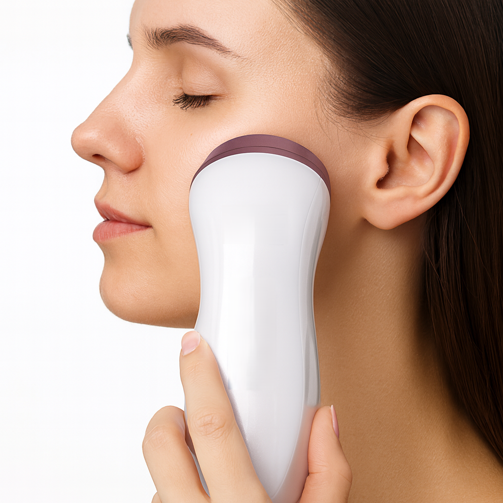 SonicGlow Mini – Massageador Facial de Microcorrente e Ultrassom