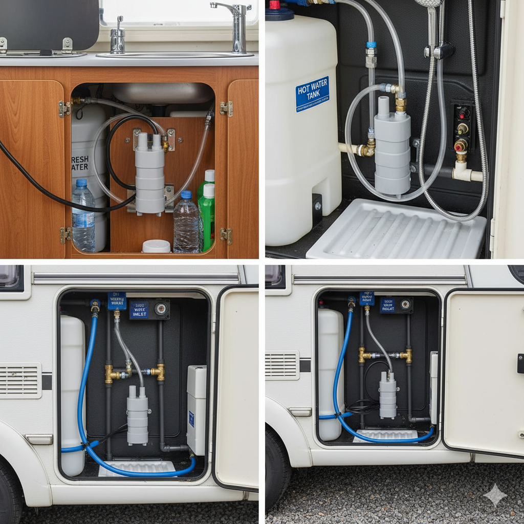 FlowRover 12V – Bomba de Água para Motorhome com Alto Fluxo