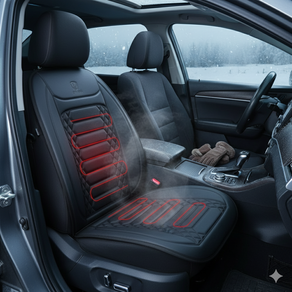 HeatSeat Confort – Capa de Assento Aquecida 12V para Carro