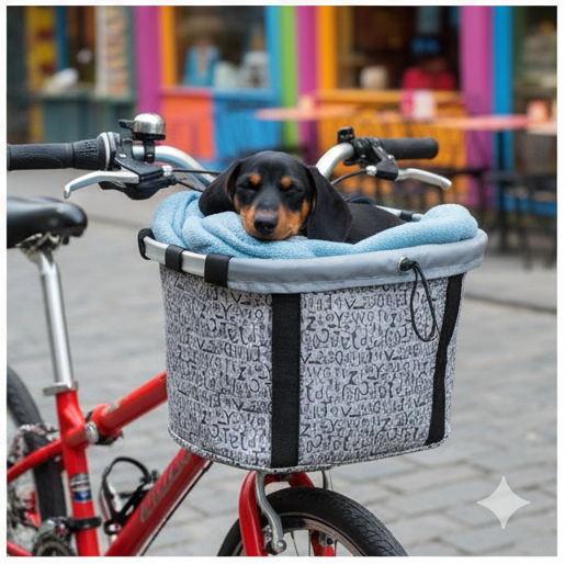 BikeBag City – Cesta dobrável para bicicleta com alça destacável