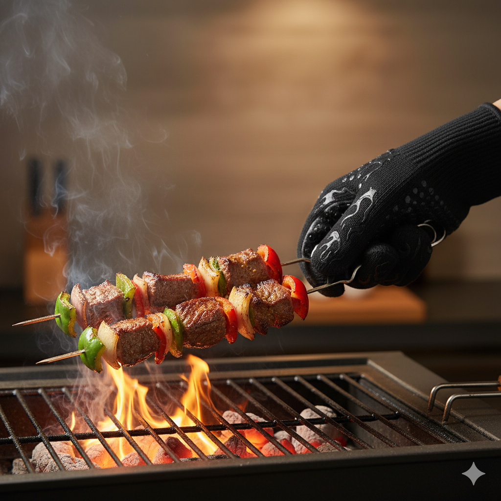 BrasaShield – Luva de Proteção para Altas Temperaturas