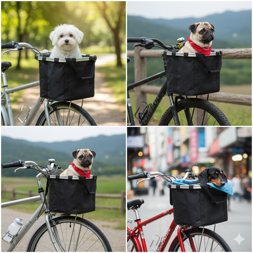 BikeBag City – Cesta dobrável para bicicleta com alça destacável