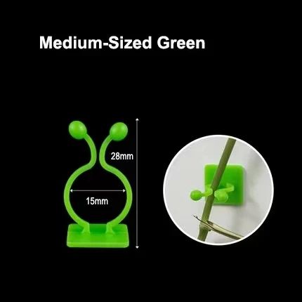 Gruda Verde – Clipes Invisíveis para Plantas na Parede