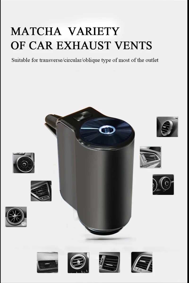 AromaDrive – Difusor Elétrico de Aromas para Carros com Óleo Essencial