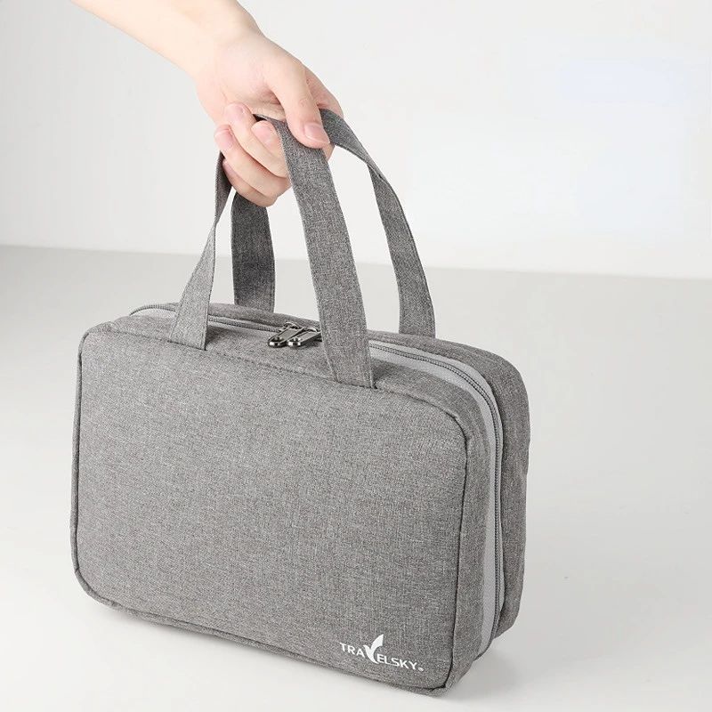 TravelCare Bag – Bolsa de Higiene com Separação Seca e Molhada | Dobrável & à Prova d’Água