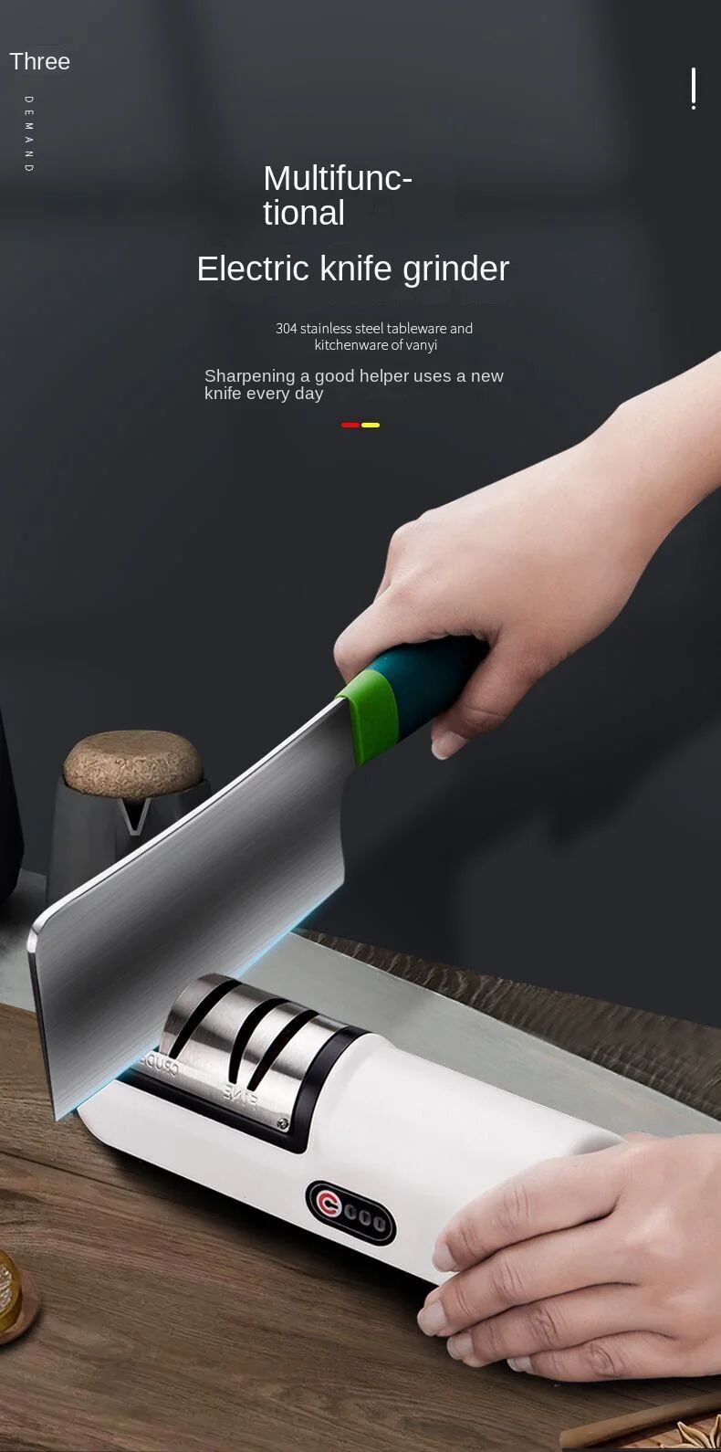 CortaFácil Turbo – Afiador Elétrico 4 Engrenagens para Facas