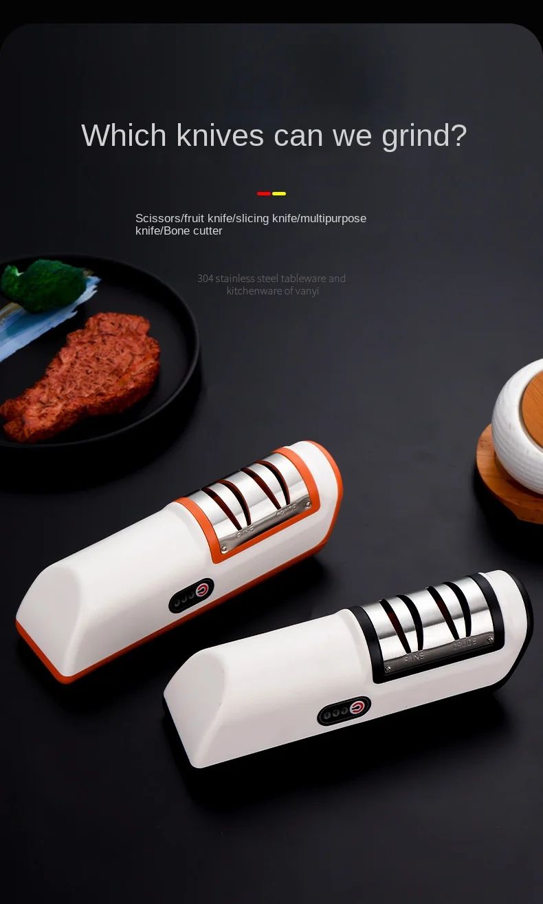 CortaFácil Turbo – Afiador Elétrico 4 Engrenagens para Facas