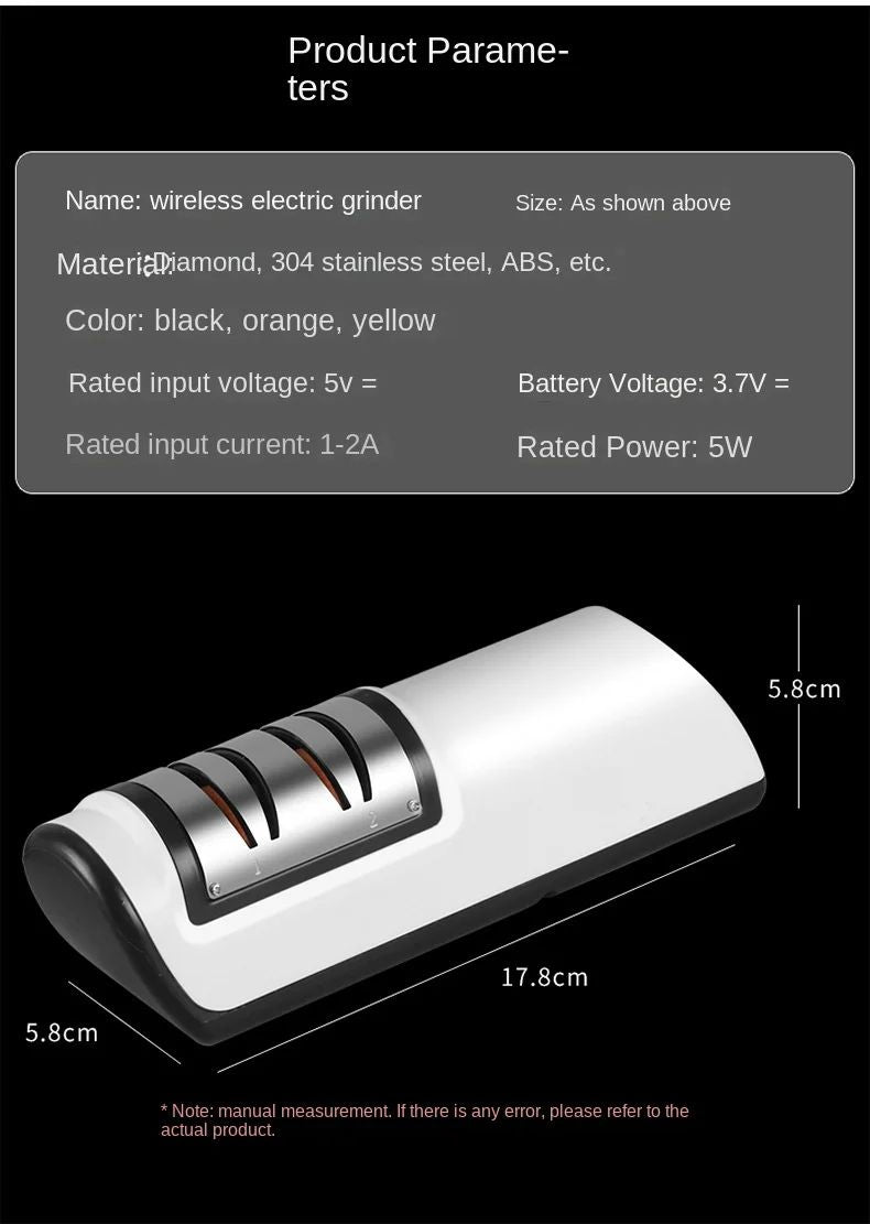 CortaFácil Turbo – Afiador Elétrico 4 Engrenagens para Facas