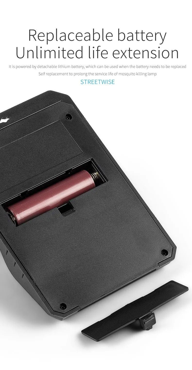 SolarKill – Lâmpada Mata-Mosquitos LED para Jardim