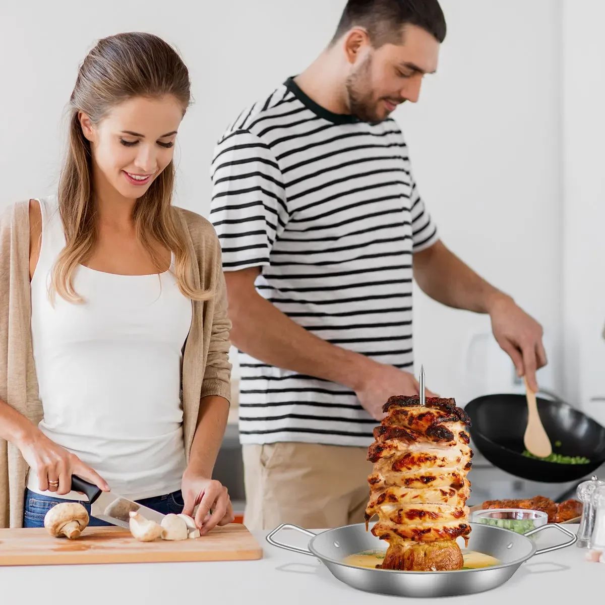 BrasaVertical – Espeto de Carne Inox