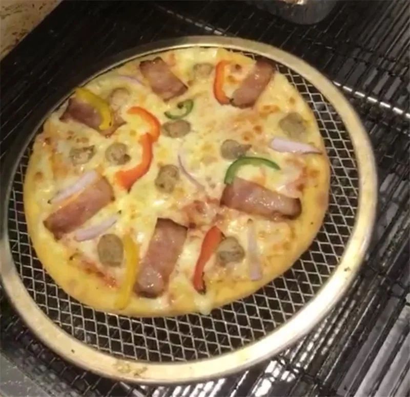 PizzaCrisp Grill – Assadeira em Rede de Alumínio Antiaderente