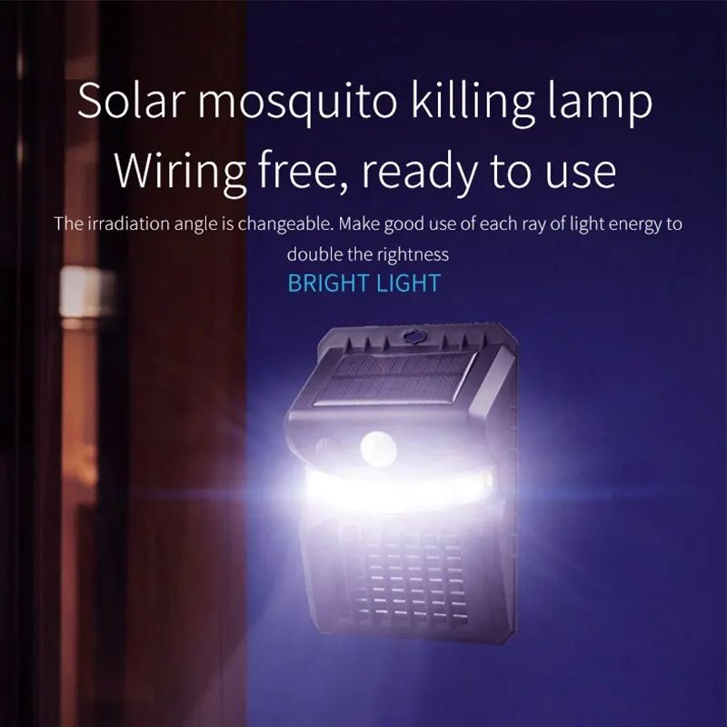 SolarKill – Lâmpada Mata-Mosquitos LED para Jardim