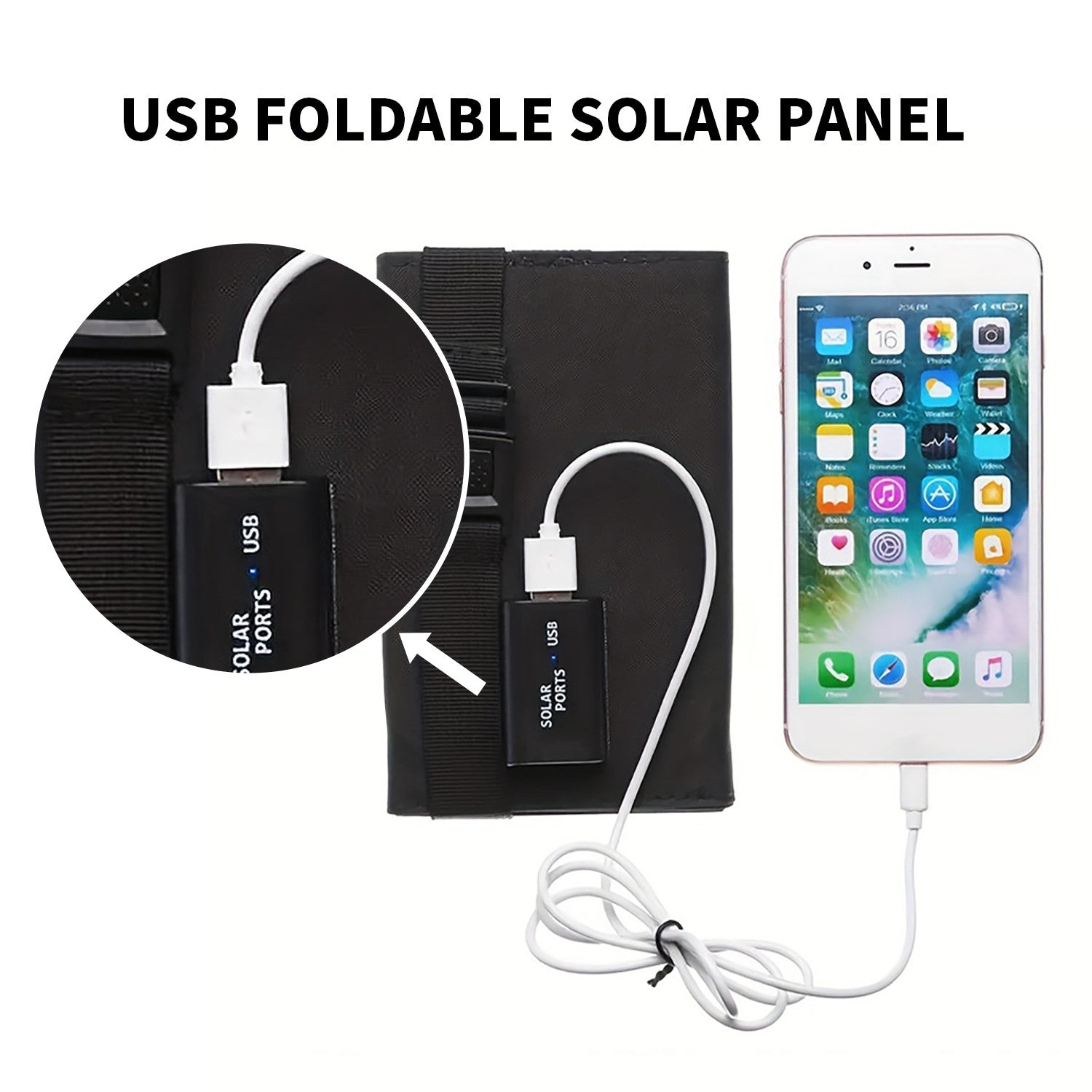 SolarFold USB – Painel Solar Dobrável 5V