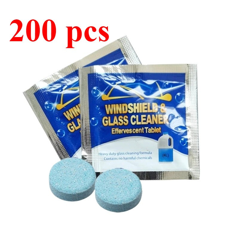ClearView Tabs – Pastilhas Efervescentes para Para-brisa Cristalino